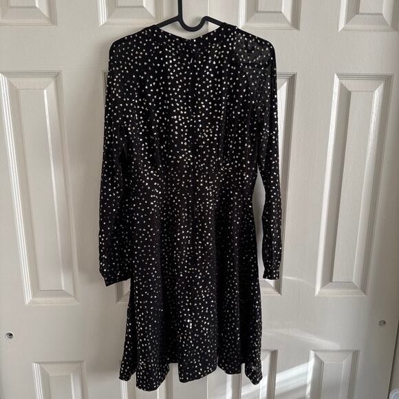 & Other Stories Little Black Sparkle Dress New Years Size 6 - Picture 6 of 6
